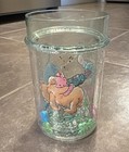 Vintage 1990s Disney Winnie The Pooh Glitter Tumbler Cup Plastic