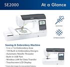 Brother Se2000 Computerized Combo Sewing And Embroidery Machine  brand New 