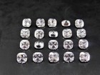 Loose Gemstone Aaa Brilliant Cubic Zirconia Faceted White Clear 8mm Cushion