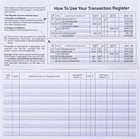 24 Pcs Check Registers For Personal Checkbook  Easy To Read Checkbook Register