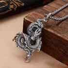 Fashion Jewelry Gold Or Silver Vintage Dragon Pendant Necklace 321