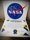 Neil Armstrong Autographed Photo At Purdue Collage Nasa Apollo 11 Moon