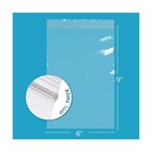 6  X 9  Heavy-duty Zip Bags  1000 Count  4 Mil Thick  Zip Top Lock  Freezer