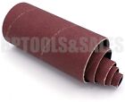 10pc Sanding Drum Set 4-1 2  Long Rubber Drum Paper 80 Grit Abrasive Sleeves