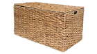 Storage Natural Trunk Large Rectangular Comfortable Cut Out Handles Anywhere