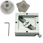 90mm Reball Station Fixture Jig With 10pcs Universal Stencils Bga Reballing Kit