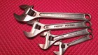 4 Pcs   proto  U s a  Adjustable End Wrenches