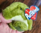 Puffkins By Swibco Dino Dinosaur Lot Set  1997 1998 Albert   Pickles  Plush Toys