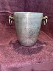 Mo  t   Chandon Metal Ice Bucket Silver Vintage Champagne Cooler W  Handles 8in