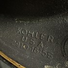 Vintage Kohler Nos 19x19 Round Cast Iron Fresh Lime Green Drop In Sink 