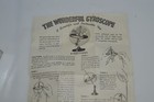 Wonderful Gyroscope Metal Spinning Top Vintage Toy W  Box   Manual  ykl68 