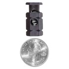 Paracord Planet Hexagon Cord Locks     6 Mm Hole - Black - Multiple Pack Sizes