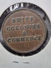 Vintage 1835 Prince Edward Island Canada 1 2 Penny Ships Colonies   Commerce