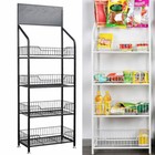 4 Tier Retail Display Rack Concession Candy Snack Display Rack Potato Chip Stand