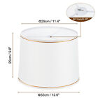 Drum Lamp Shades Linen Round Lamp Shade Lampshade White 11 6 Inch