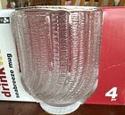 Set Of 4 Vintage Arcoroc Usa Seabreeze Swirl Coffee Tea Cups Mugs New