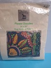 Flower Doodles By Linda Green 31x25 Rug Hooking Pattern