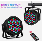 4pcs Dj Disco Party Stage Light 36led Rgb Dmx Beam Lights Ktv Show Par Lighting 