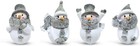 Ganz 1 5  Miniature Glittered Snowman Figurines - Set Of 4 Assorted Styles 