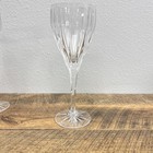 Mikasa Apollo Crystal Wine Or Water Goblets Set Of 5 At 9  Tall 9 Floz Capactiy