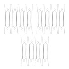 3 Pack Invisible Spring Hook Decorative Plate Wall Hanger Handle