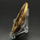 Japanese Tsuba Flower Design Copper Gilt Silver Damascene Sword Guard