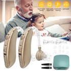 Digital Bte Ear Aids Hearing Aid Severe Loss Invisible High-power Rechargeable