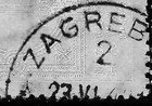 1941 Wwii Croatia N d hrvatska  2kn Porto   p7  j7    cd zagreb 23 vi 41     used