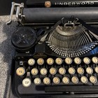 Antique Underwood Standard 3 Three Bank Portable Typewriter Black With Case
