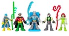 Imaginext Dc Super Friends Batman Battle Multipack 9 Pcs Batman  Robin  Batgirl 
