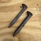 Vintage antique Railroad  Spike Pair
