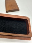 Michael Elkan Studio Hand Carved Wooden Slide Lid Trinket Jewelry Box 5   x3   