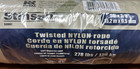Stinson 53081 White Twisted Nylon Rope 3 8 In  X 50 Ft   15 24 M  278 Lbs