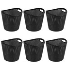 Anbers 40 Liters Large Plastic Laundry Hamper W  Handle Tall Flex Storage Basket