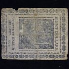 1777  8 Colonial Note     Continental Currency     February 26 Cc-61 Vf    trusted   