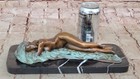 Sensual Modest Female Girl Figure Athlete Bronze Marble Statue Art Sculpture Art