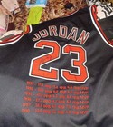 Michael Jordan Chicago Bulls  23 Black Nba Hardwood Classics Autographed Jersey