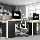 2 Drawer File Cabinet W  Lock metal Vertical Filing Cabinets Home Office heavy