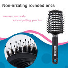New Boar Bristle Hair Brush Set Detangler Curved Vented Brush Wet Dry Hair New