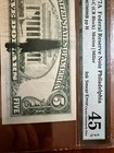 1977a 5  F R Note Philadelphia Pmg 45 Epq Double Error Front And Back Error