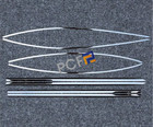 Black Steel Windows Strip Sill Molding Cover Trim For Benz Cls W218 2012-2017