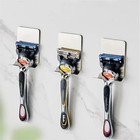 Adhesive Razor Holder Wall Mounted Bathroom For Shower Hook Rack Gillette Shaver