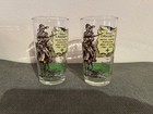 Davy Crockett - Two  2  Matching Vintage Drinking Glasses