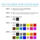 Custom Name Patch Embroidered Iron-on Personalized   Sew-on   Emblem Applique