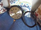 Vintage Chelsea Ship s Clock 8 5  Silvered Brass Dial Maritime 8 Days Run W key