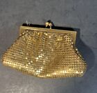 Vintage Whiting   Davis Bag Company Gold Mesh Sparkle Coin Purse Usa 2684 5   x3   