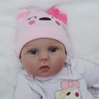 22inch Realistic Reborn Girl Doll Handmade Lifelike Baby Dolls Newborn Baby Gift