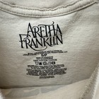 Retro Aretha Franklin T-shirt Womens Small Beige Queen Of Soul Live In Concert