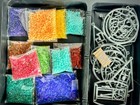 1985 Makit   Bakit 12 Pc     stained Glass    Christmas Ornament Kit 50270 New Open