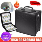 Black 400 Disc Cd Dvd Organizer Holder Storage Case Bag Wallet Album Media Video